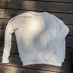cable knit sweater